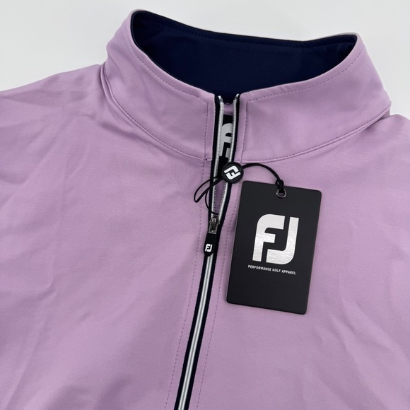 FootJoy Other - FootJoy Golf Vest Half Zip Sleeveless Moisture Wicking Lavender Purple Men's S